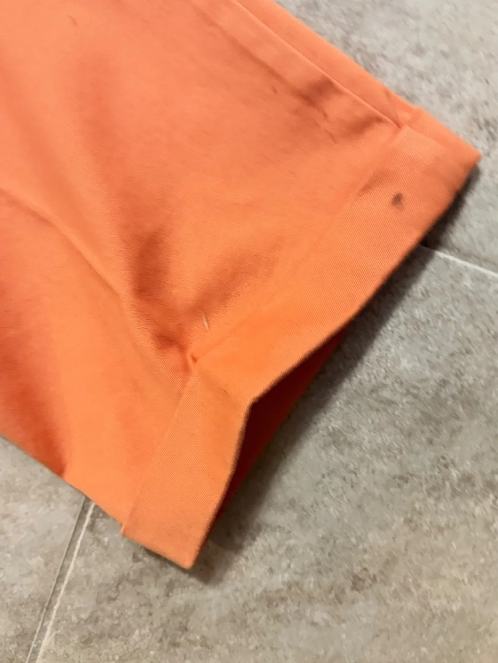 Orvis Men’s Orange Cotton Chino Pant Size 42/30 (40x26.5) Straight Leg Preppy
